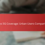 4G vs 5G Coverage: Urban Users Comparison