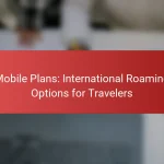 Mobile Plans: International Roaming Options for Travelers